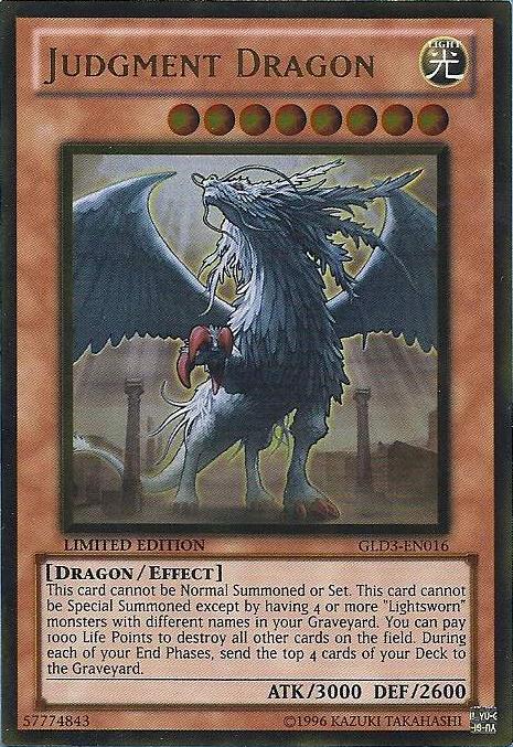 Judgment Dragon [GLD3-EN016] Gold Rare | Pegasus Games WI