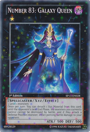 Number 83: Galaxy Queen [SP13-EN028] Starfoil Rare | Pegasus Games WI