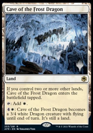 Cave of the Frost Dragon (Promo Pack) [Dungeons & Dragons: Adventures in the Forgotten Realms Promos] | Pegasus Games WI