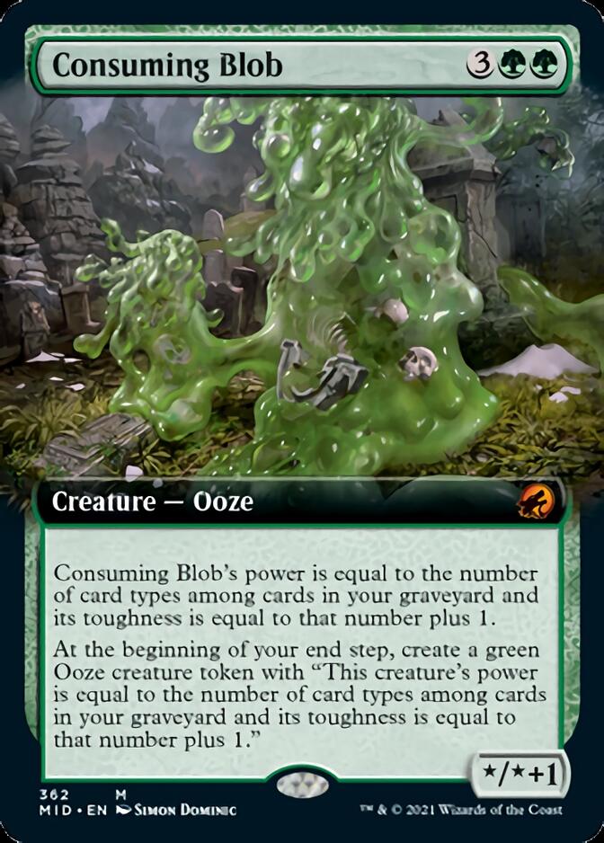 Consuming Blob (Extended Art) [Innistrad: Midnight Hunt] | Pegasus Games WI