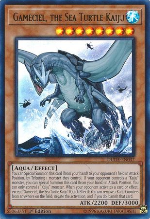 Gameciel, the Sea Turtle Kaiju [DUDE-EN037] Ultra Rare | Pegasus Games WI