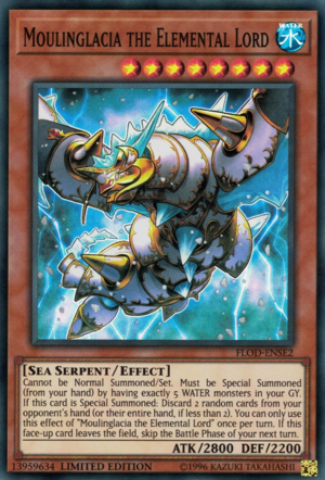 Moulinglacia the Elemental Lord [FLOD-ENSE2] Super Rare | Pegasus Games WI