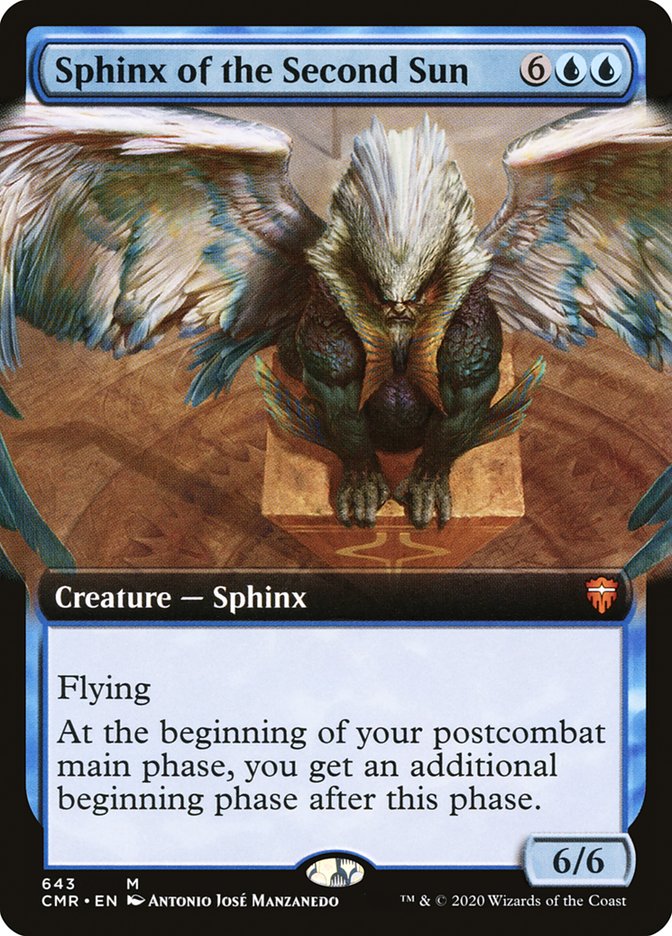Sphinx of the Second Sun (Extended Art) [Commander Legends] | Pegasus Games WI