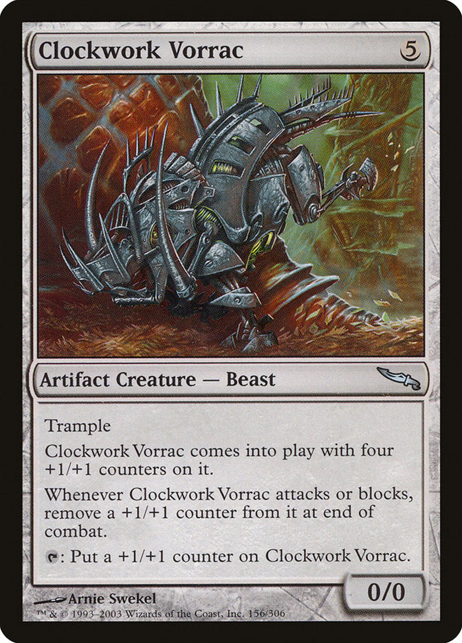 Clockwork Vorrac [Mirrodin] | Pegasus Games WI