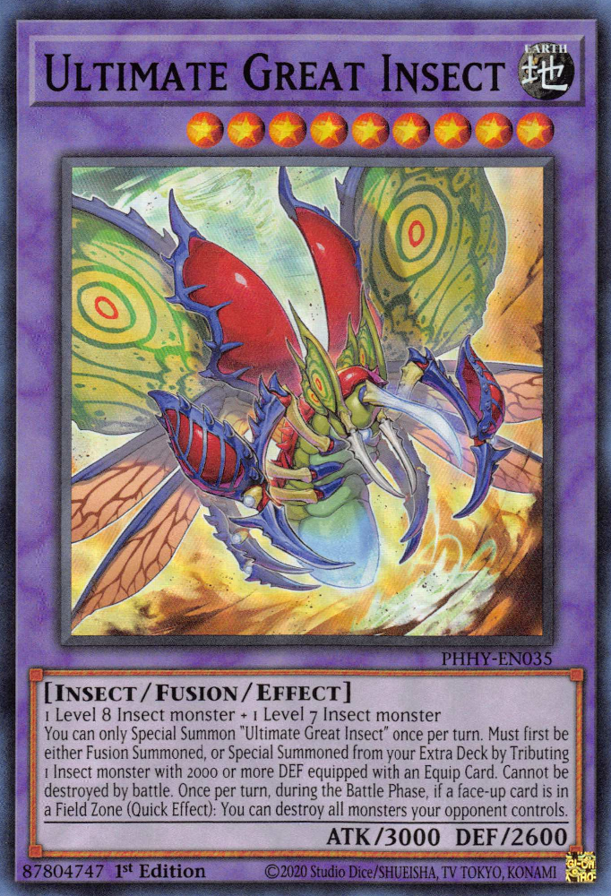 Ultimate Great Insect [PHHY-EN035] Super Rare | Pegasus Games WI