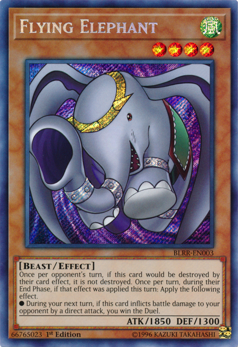 Flying Elephant [BLRR-EN003] Secret Rare | Pegasus Games WI