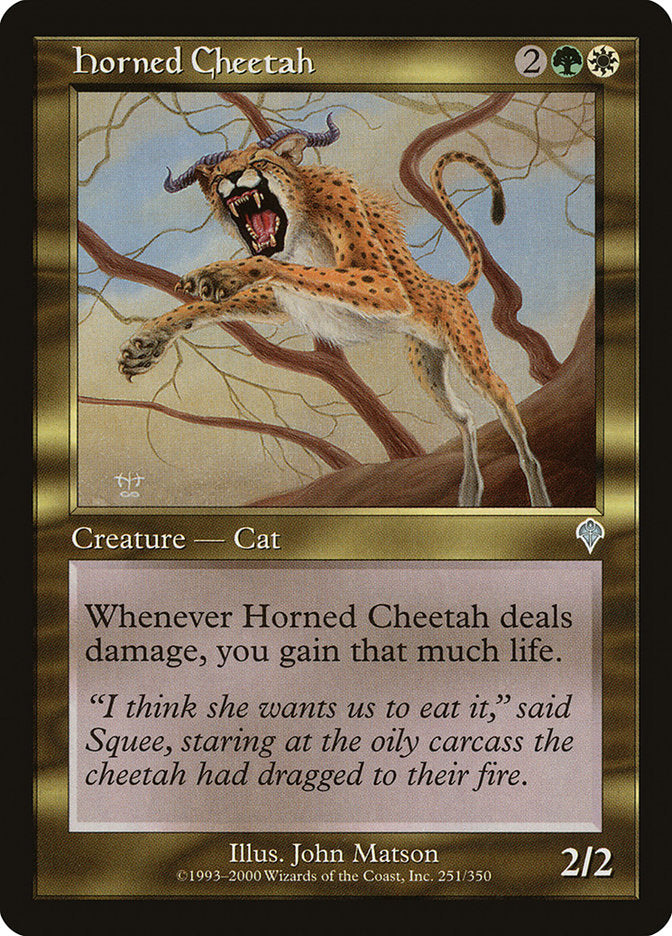 Horned Cheetah [Invasion] | Pegasus Games WI