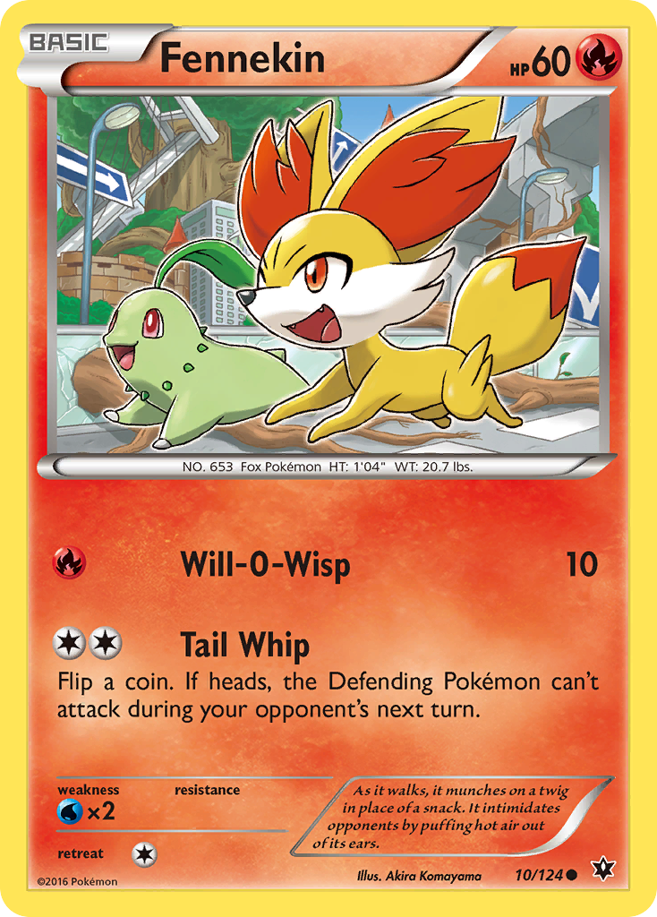 Fennekin (10/124) [XY: Fates Collide] | Pegasus Games WI