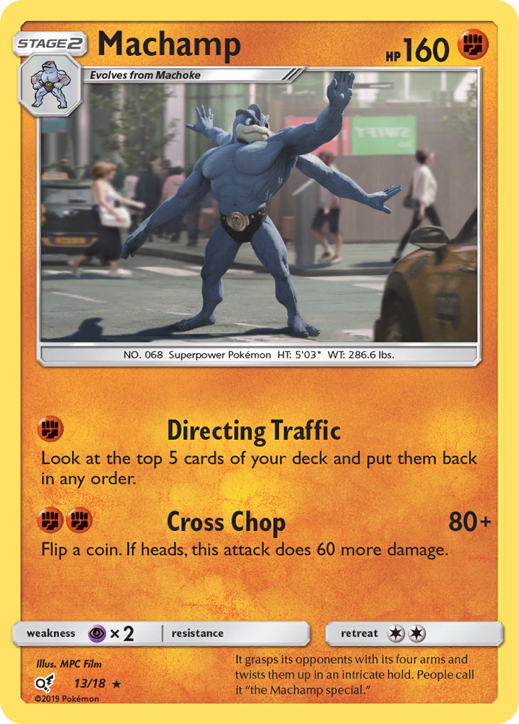 Machamp (13/18) [Sun & Moon: Detective Pikachu] | Pegasus Games WI