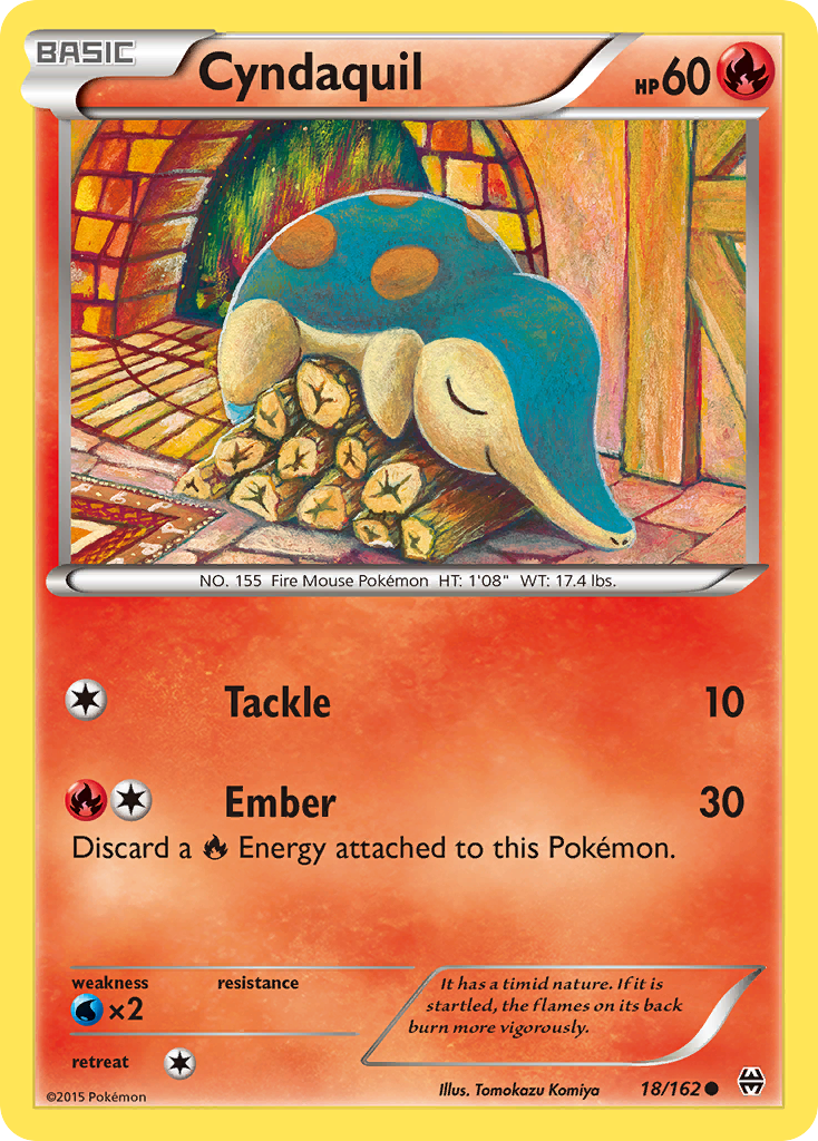 Cyndaquil (18/162) [XY: BREAKthrough] | Pegasus Games WI