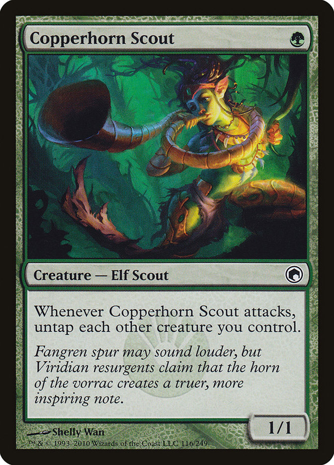 Copperhorn Scout [Scars of Mirrodin] | Pegasus Games WI