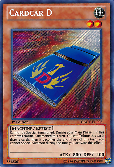 Cardcar D [GAOV-EN006] Secret Rare | Pegasus Games WI