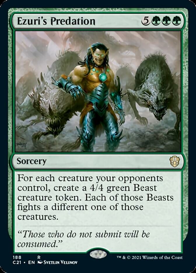 Ezuri's Predation [Commander 2021] | Pegasus Games WI