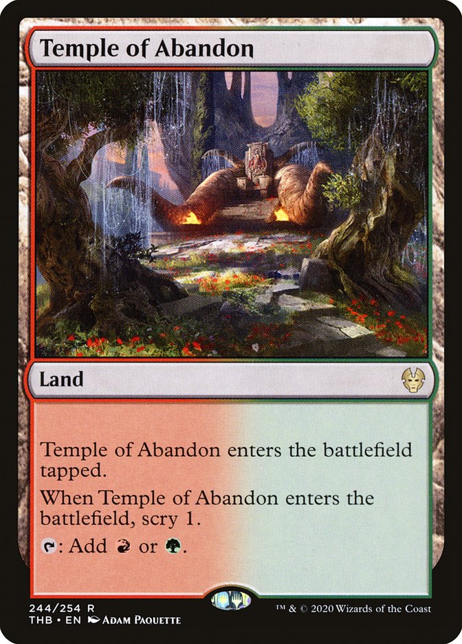 Temple of Abandon [Theros Beyond Death] | Pegasus Games WI