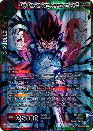 Kaio-Ken Son Goku, Defender of Earth (SPR) [BT7-111] | Pegasus Games WI