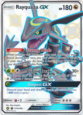 Rayquaza GX (177a/168) (Jumbo Card) [Sun & Moon: Celestial Storm] | Pegasus Games WI