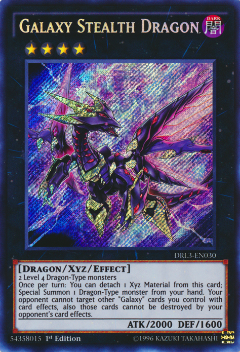 Galaxy Stealth Dragon [DRL3-EN030] Secret Rare | Pegasus Games WI