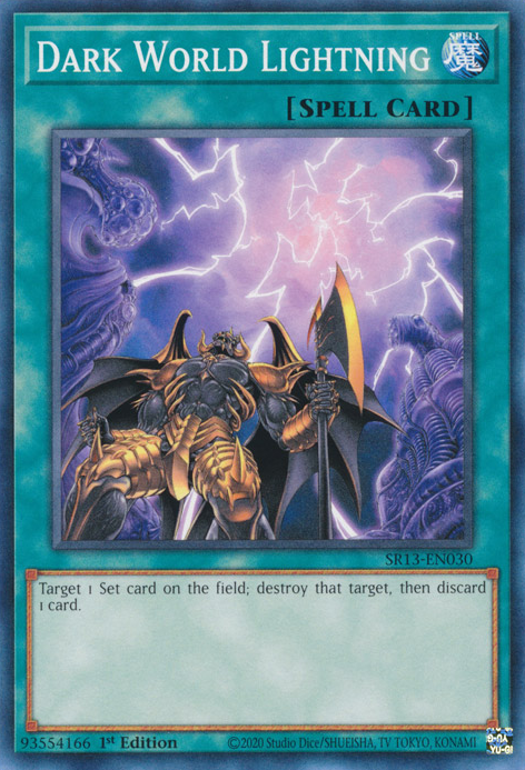 Dark World Lightning [SR13-EN030] Common | Pegasus Games WI