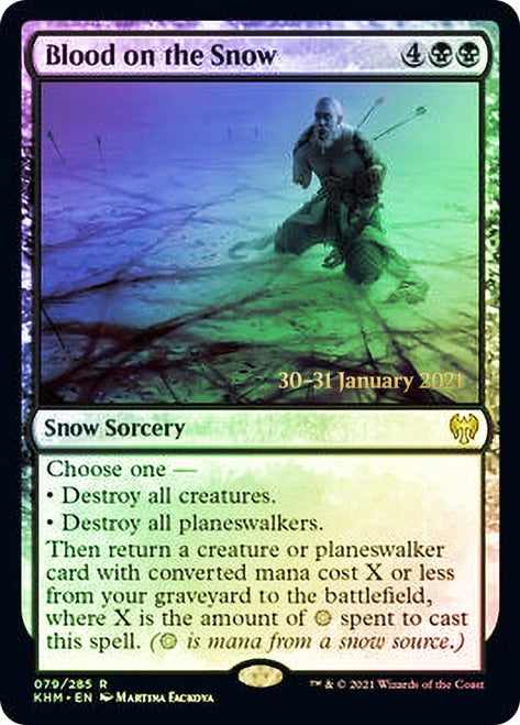 Blood on the Snow [Kaldheim Prerelease Promos] | Pegasus Games WI