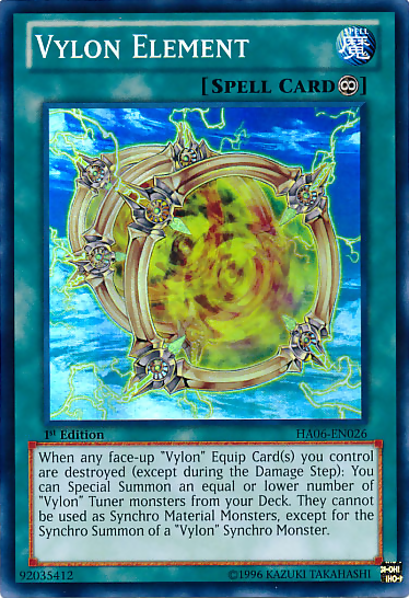 Vylon Element [HA06-EN026] Super Rare | Pegasus Games WI