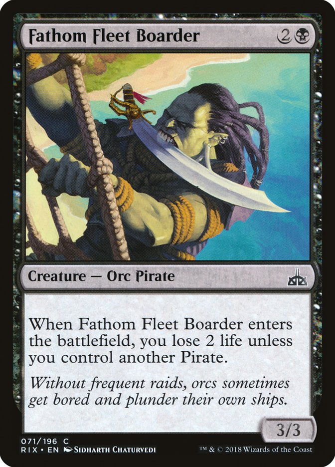 Fathom Fleet Boarder [Rivals of Ixalan] | Pegasus Games WI