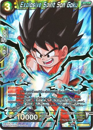Explosive Spirit Son Goku [BT3-088] | Pegasus Games WI