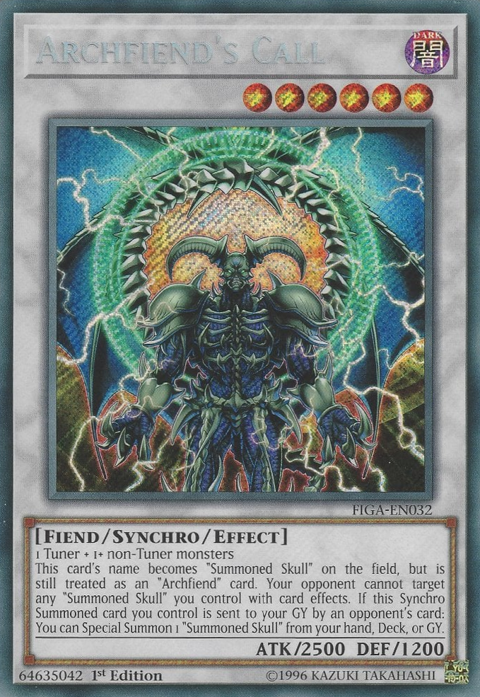 Archfiend's Call [FIGA-EN032] Secret Rare | Pegasus Games WI