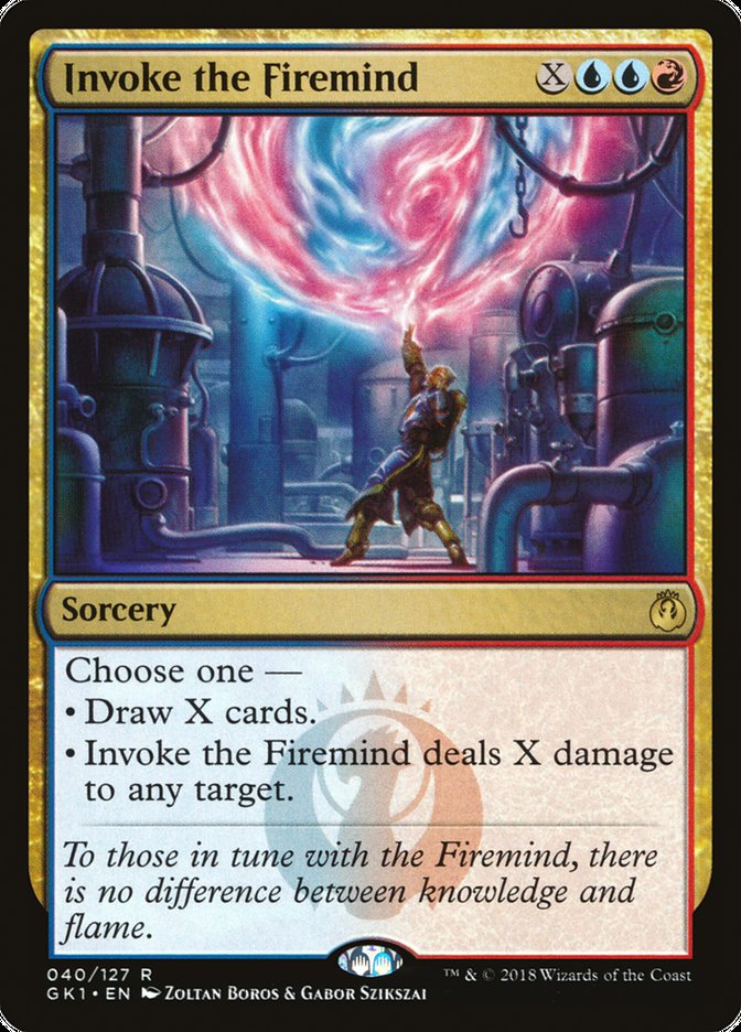 Invoke the Firemind [Guilds of Ravnica Guild Kit] | Pegasus Games WI