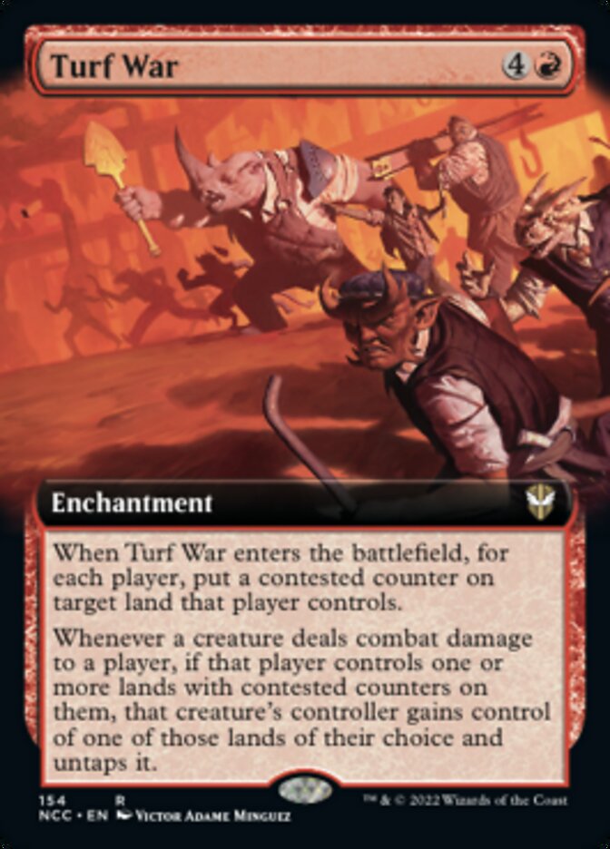 Turf War (Extended Art) [Streets of New Capenna Commander] | Pegasus Games WI