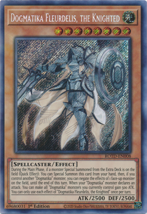 Dogmatika Fleurdelis, the Knighted [ROTD-EN008] Secret Rare | Pegasus Games WI