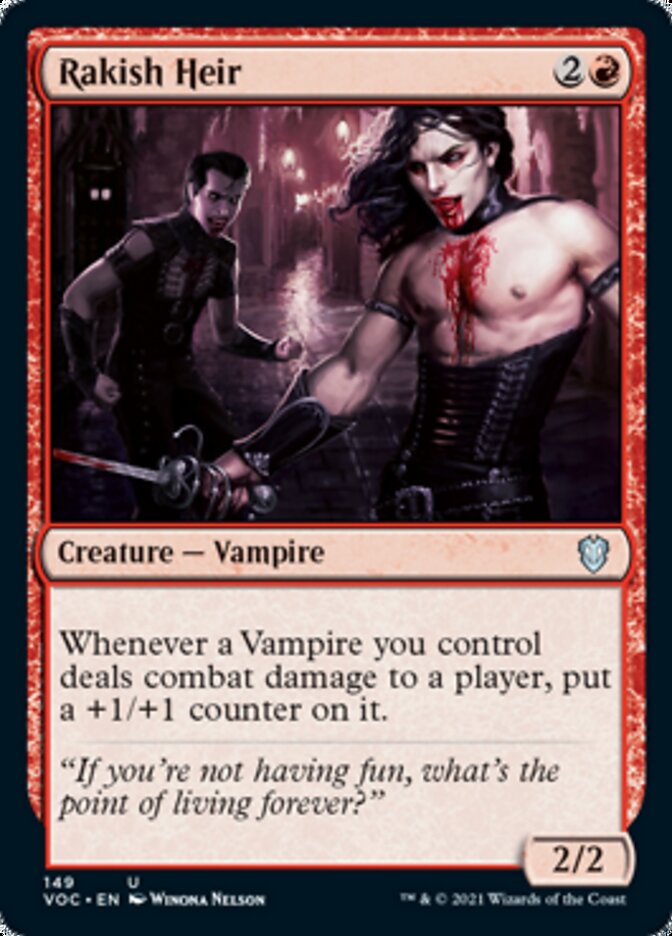 Rakish Heir [Innistrad: Crimson Vow Commander] | Pegasus Games WI