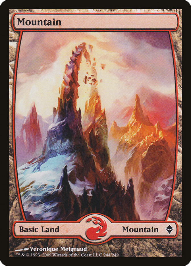 Mountain (244) [Zendikar] | Pegasus Games WI