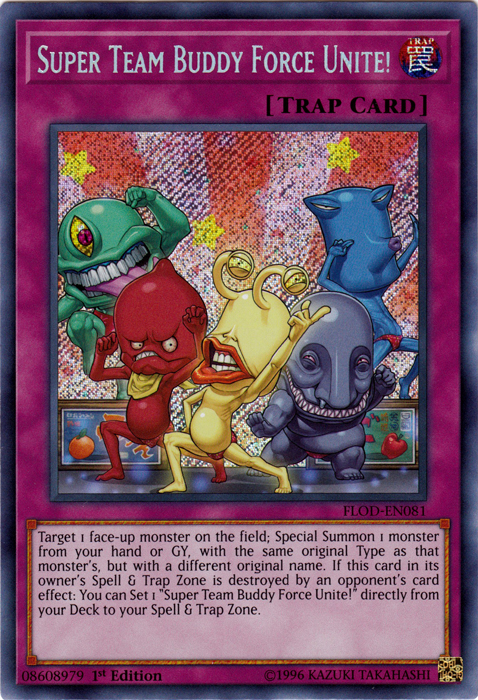 Super Team Buddy Force Unite! [FLOD-EN081] Secret Rare | Pegasus Games WI