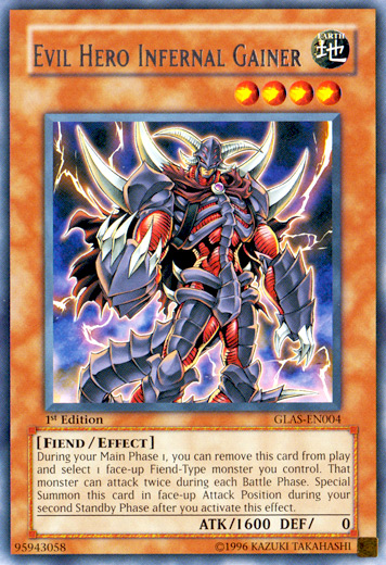 Evil Hero Infernal Gainer [GLAS-EN004] Rare | Pegasus Games WI
