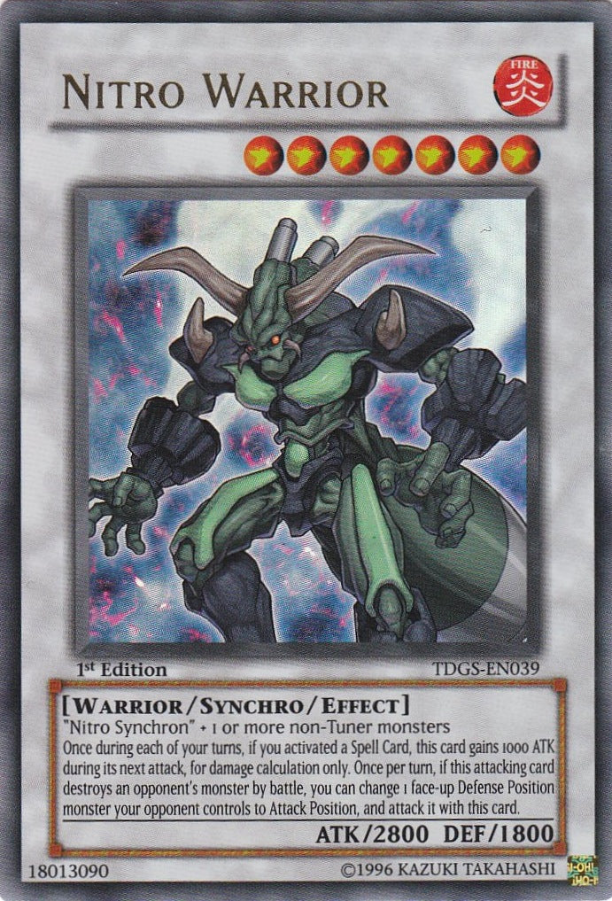 Nitro Warrior [TDGS-EN039] Ultra Rare | Pegasus Games WI