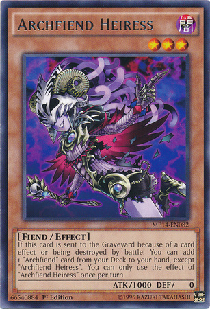 Archfiend Heiress [MP14-EN082] Rare | Pegasus Games WI