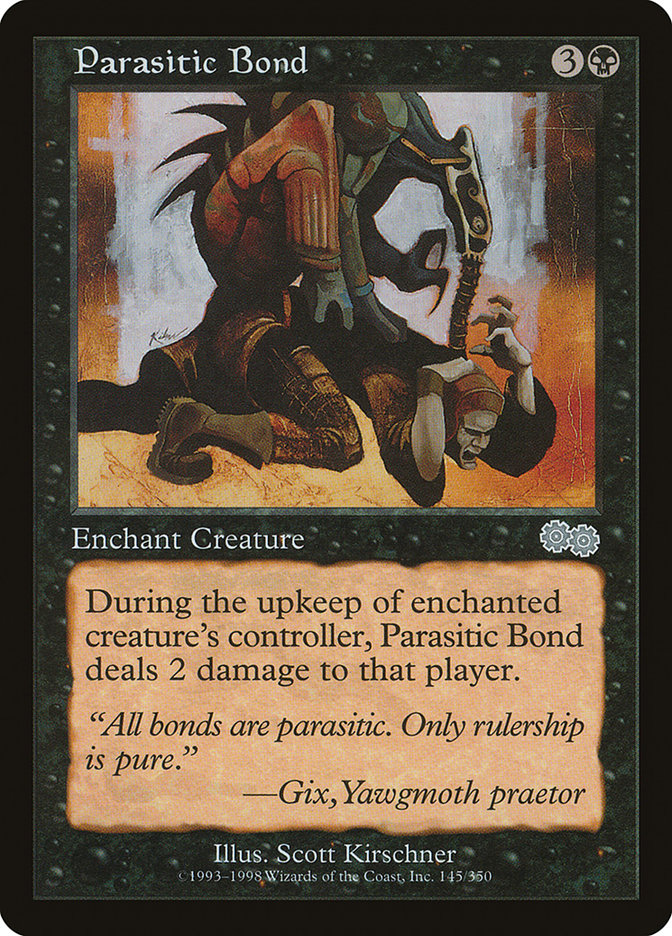 Parasitic Bond [Urza's Saga] | Pegasus Games WI