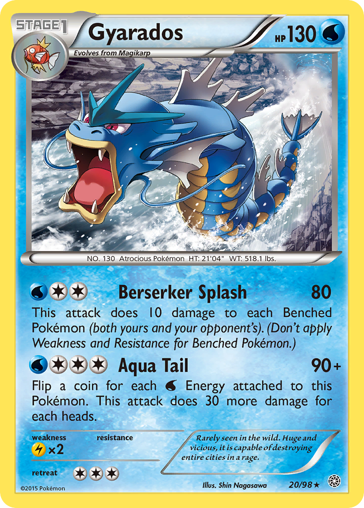 Gyarados (20/98) [XY: Ancient Origins] | Pegasus Games WI