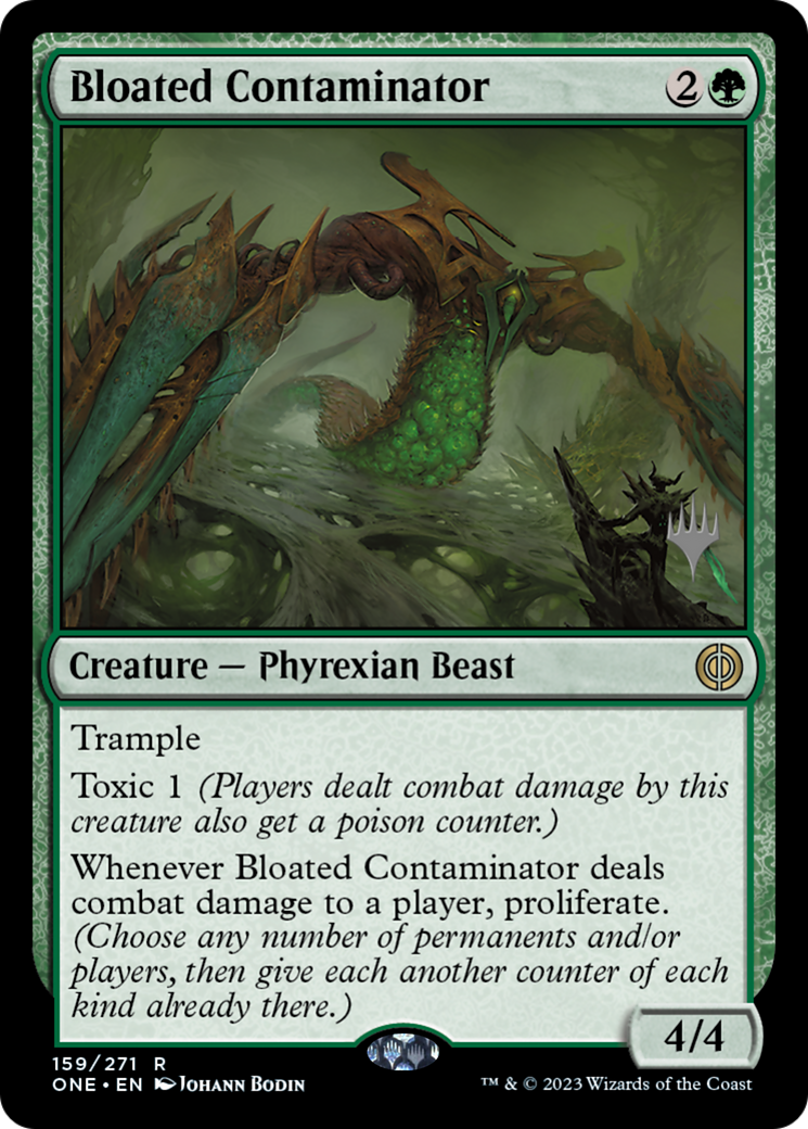 Bloated Contaminator (Promo Pack) [Phyrexia: All Will Be One Promos] | Pegasus Games WI
