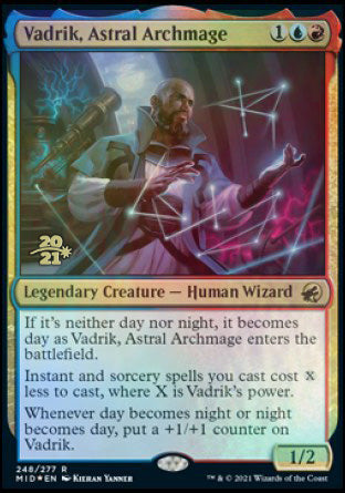 Vadrik, Astral Archmage [Innistrad: Midnight Hunt Prerelease Promos] | Pegasus Games WI