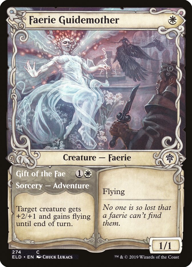 Faerie Guidemother // Gift of the Fae (Showcase) [Throne of Eldraine] | Pegasus Games WI