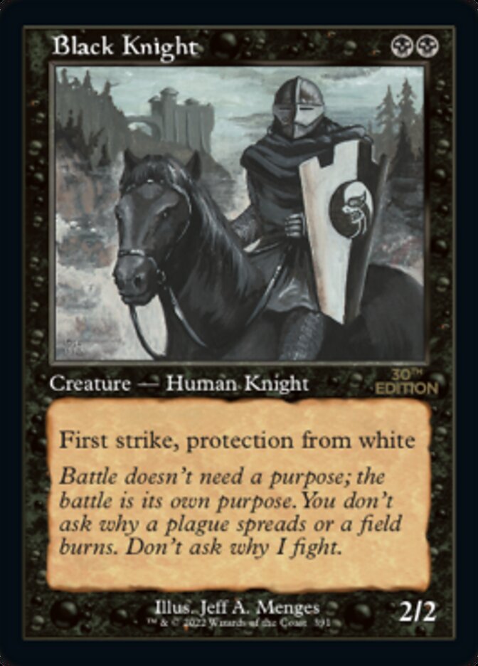 Black Knight (Retro) [30th Anniversary Edition] | Pegasus Games WI