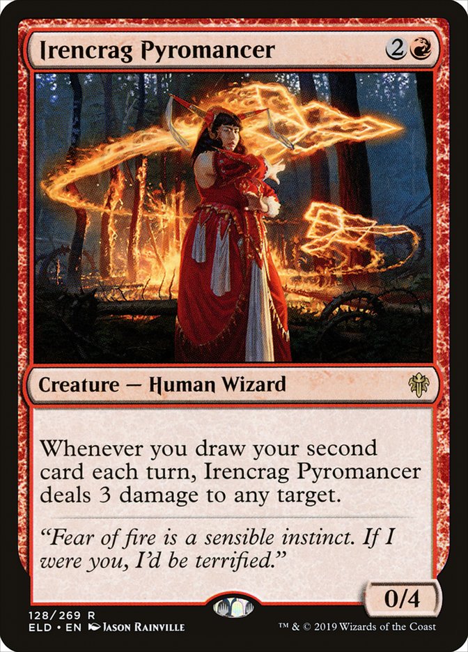 Irencrag Pyromancer [Throne of Eldraine] | Pegasus Games WI