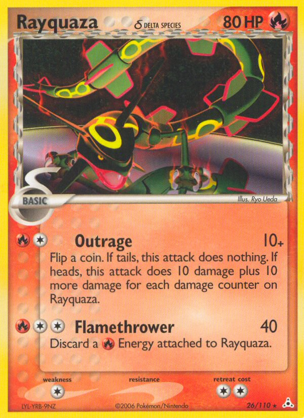 Rayquaza (26/110) (Delta Species) [EX: Holon Phantoms] | Pegasus Games WI