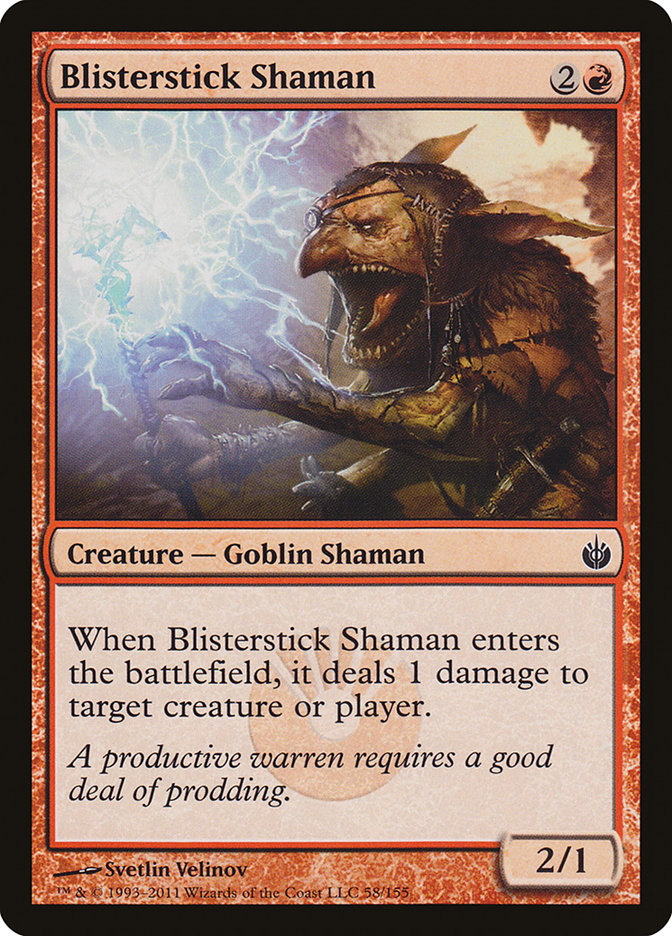 Blisterstick Shaman [Mirrodin Besieged] | Pegasus Games WI