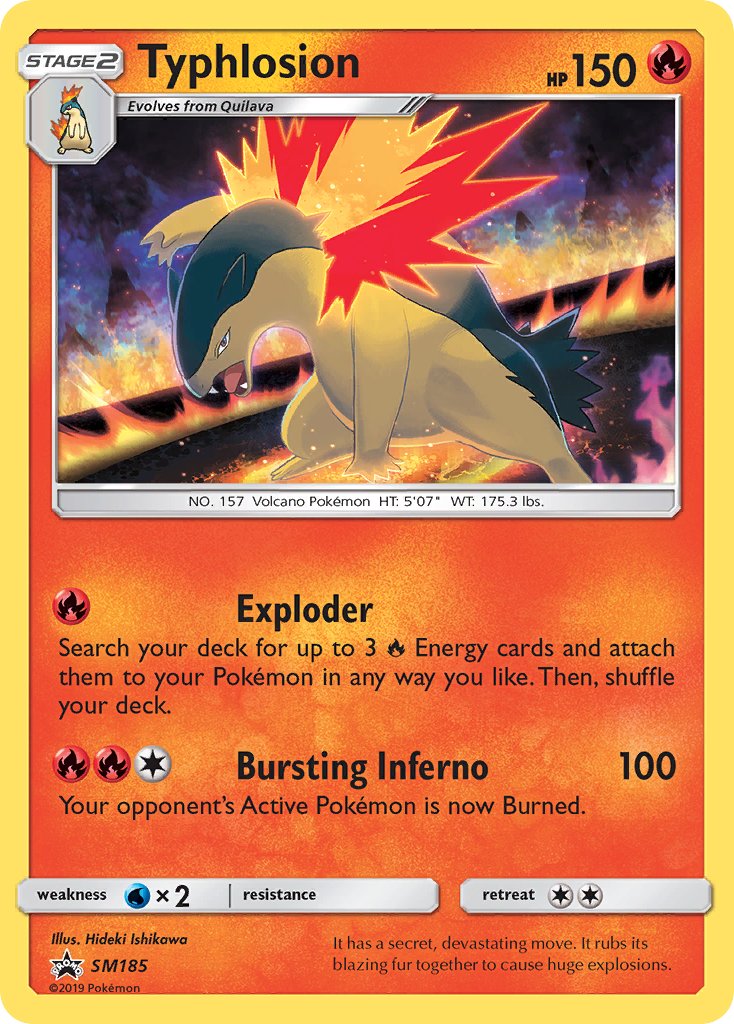 Typhlosion (SM185) [Sun & Moon: Black Star Promos] | Pegasus Games WI