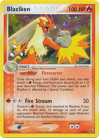 Blaziken (3/109) (Cosmos Holo) [EX: Battle Stadium] | Pegasus Games WI