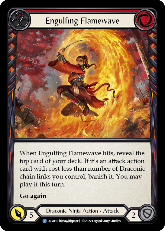 Engulfing Flamewave (Red) [UPR051] (Uprising) | Pegasus Games WI