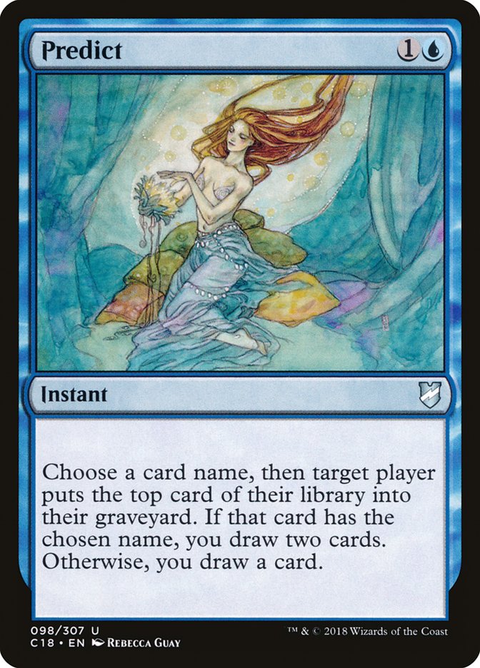 Predict [Commander 2018] | Pegasus Games WI