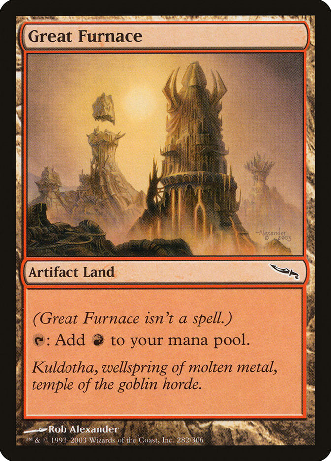 Great Furnace [Mirrodin] | Pegasus Games WI
